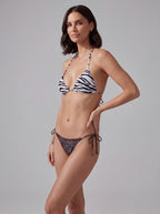 BIKINI TRIANGOLO BANDANA ZEBRA