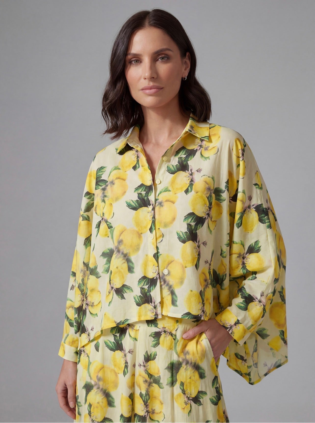 CAMICIA OVER LIMONI