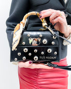 MINI TEDDY STUDS BLACK