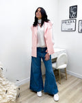 GILET OVER ROSA