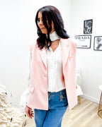 GILET OVER ROSA