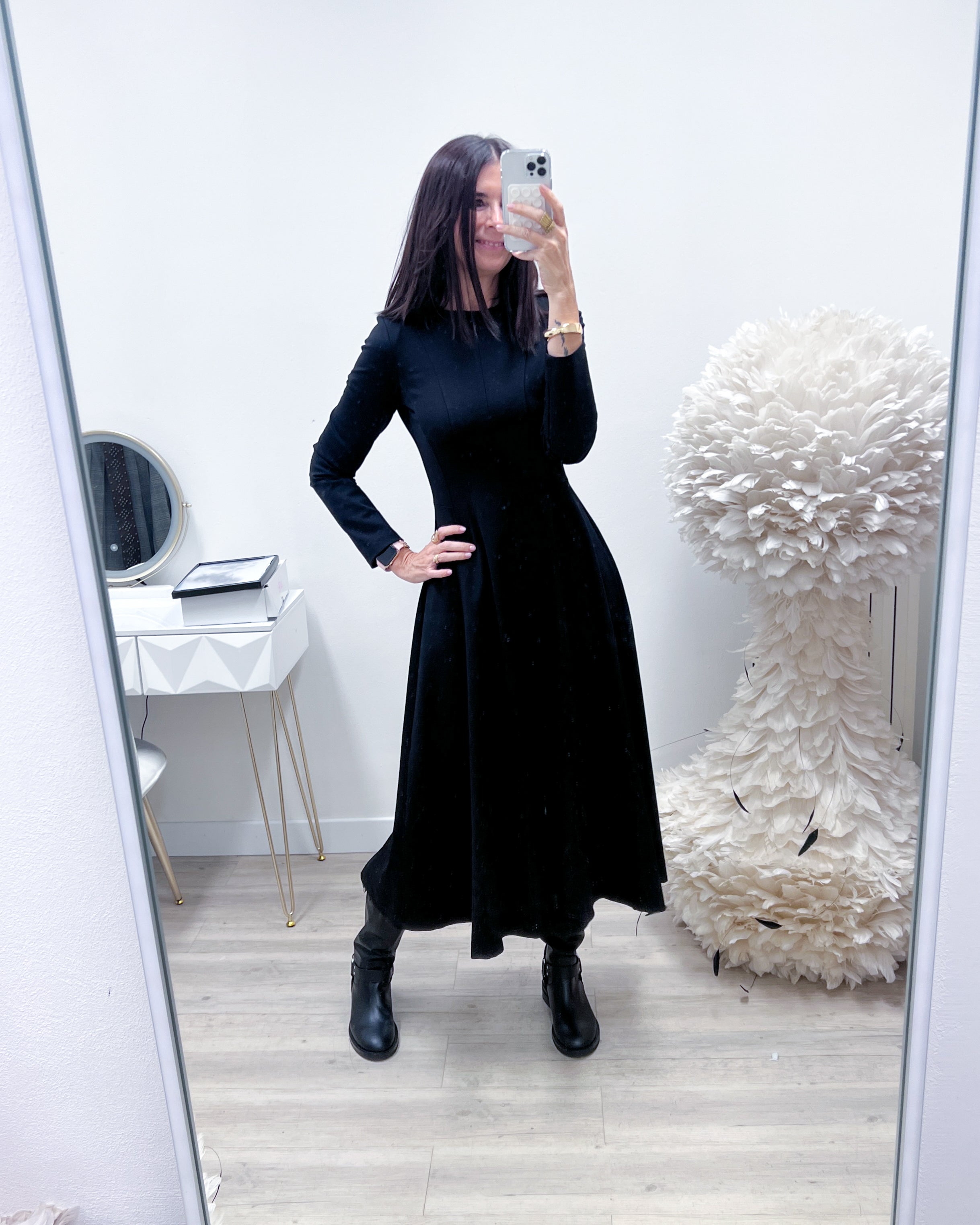 ABITO MIDI NERO