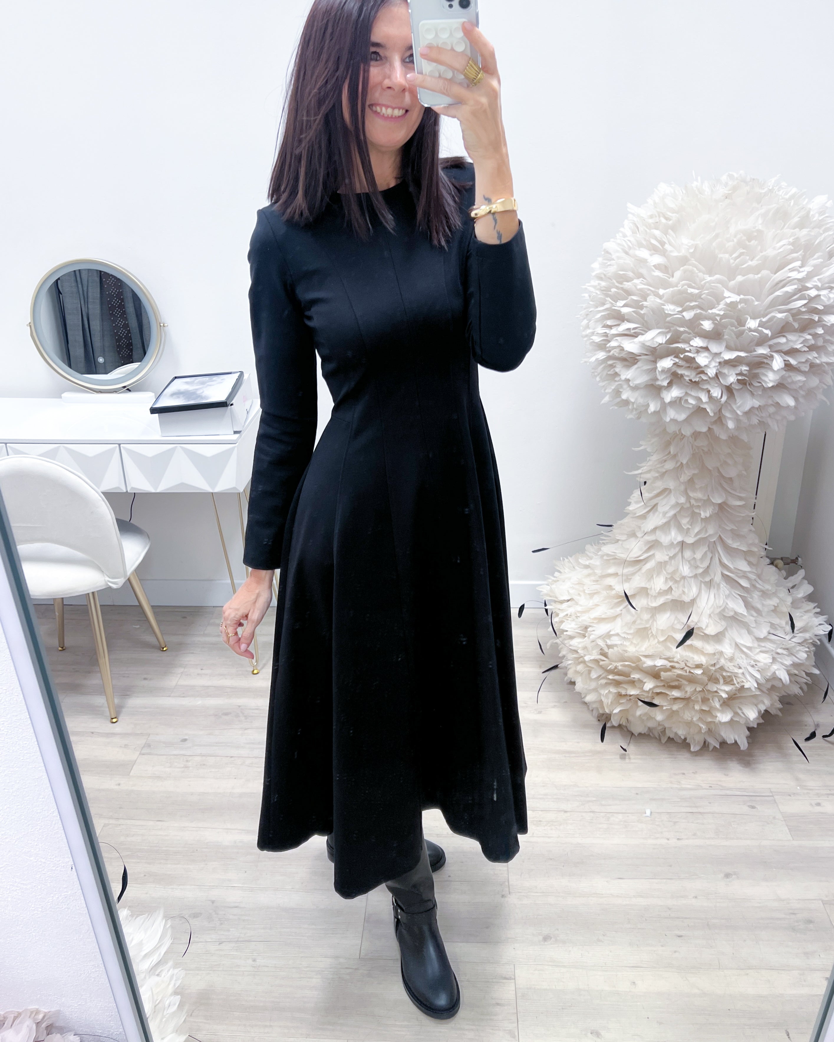 ABITO MIDI NERO