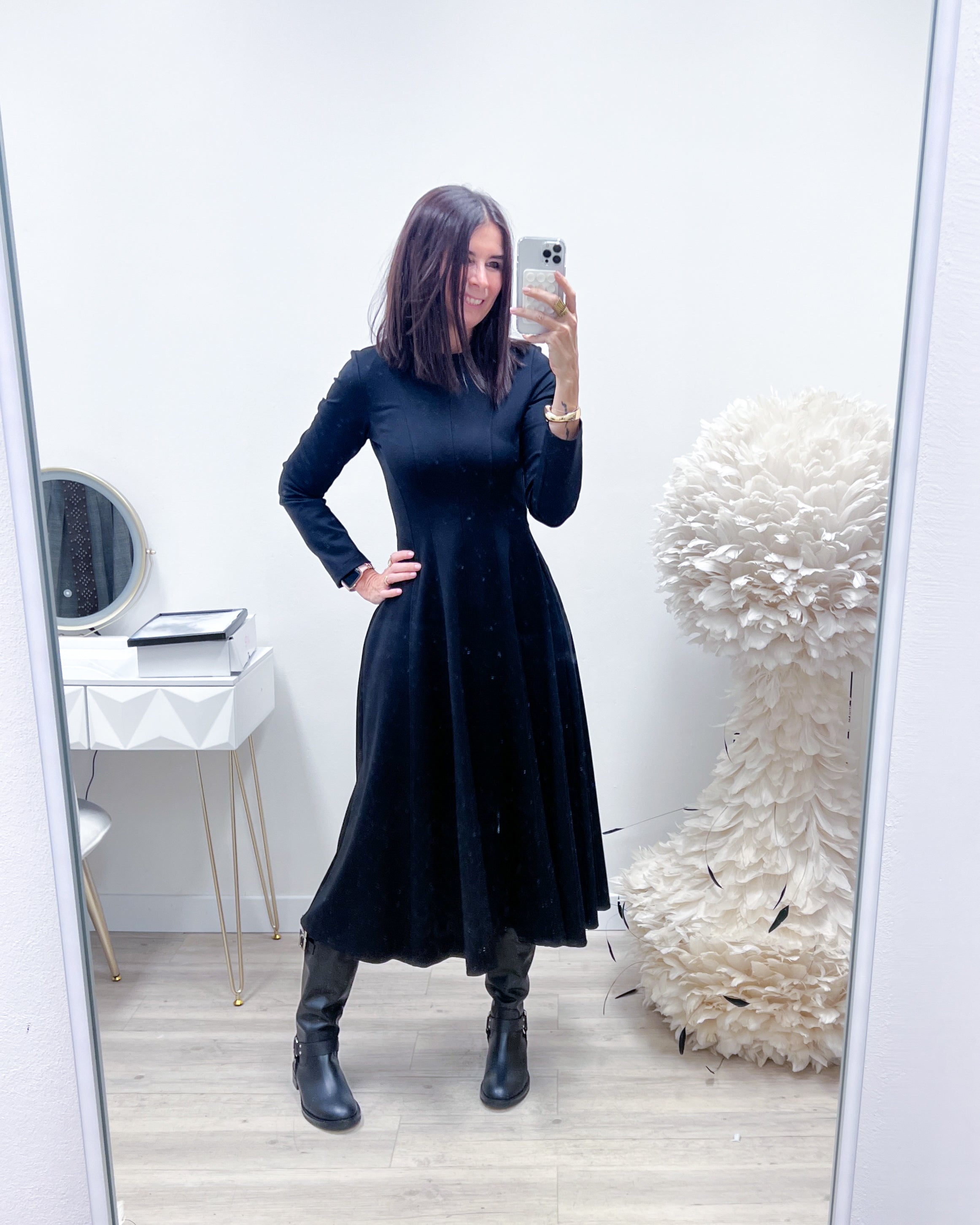 ABITO MIDI NERO