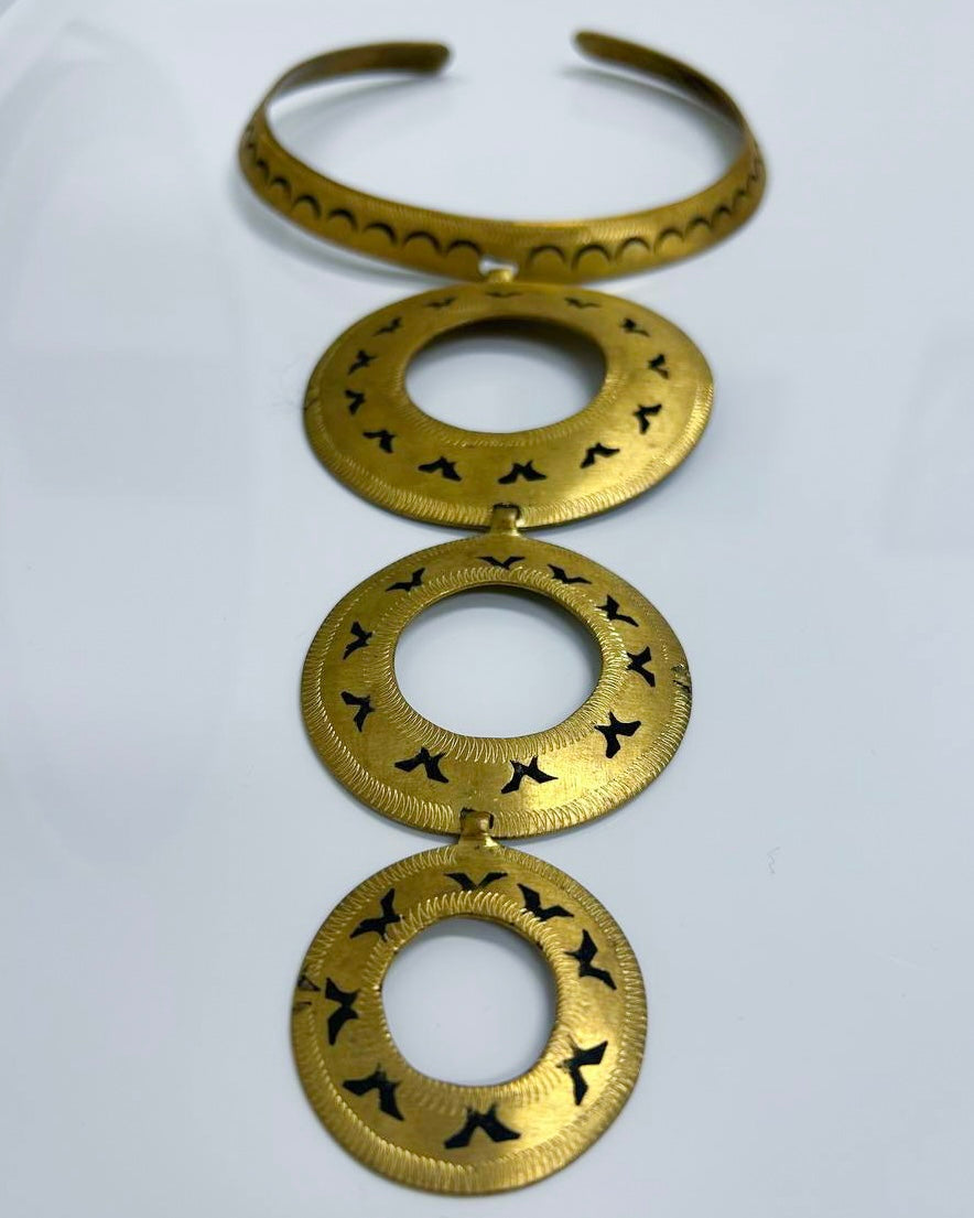 COLLANA GIROCOLLO CON PENDENTI