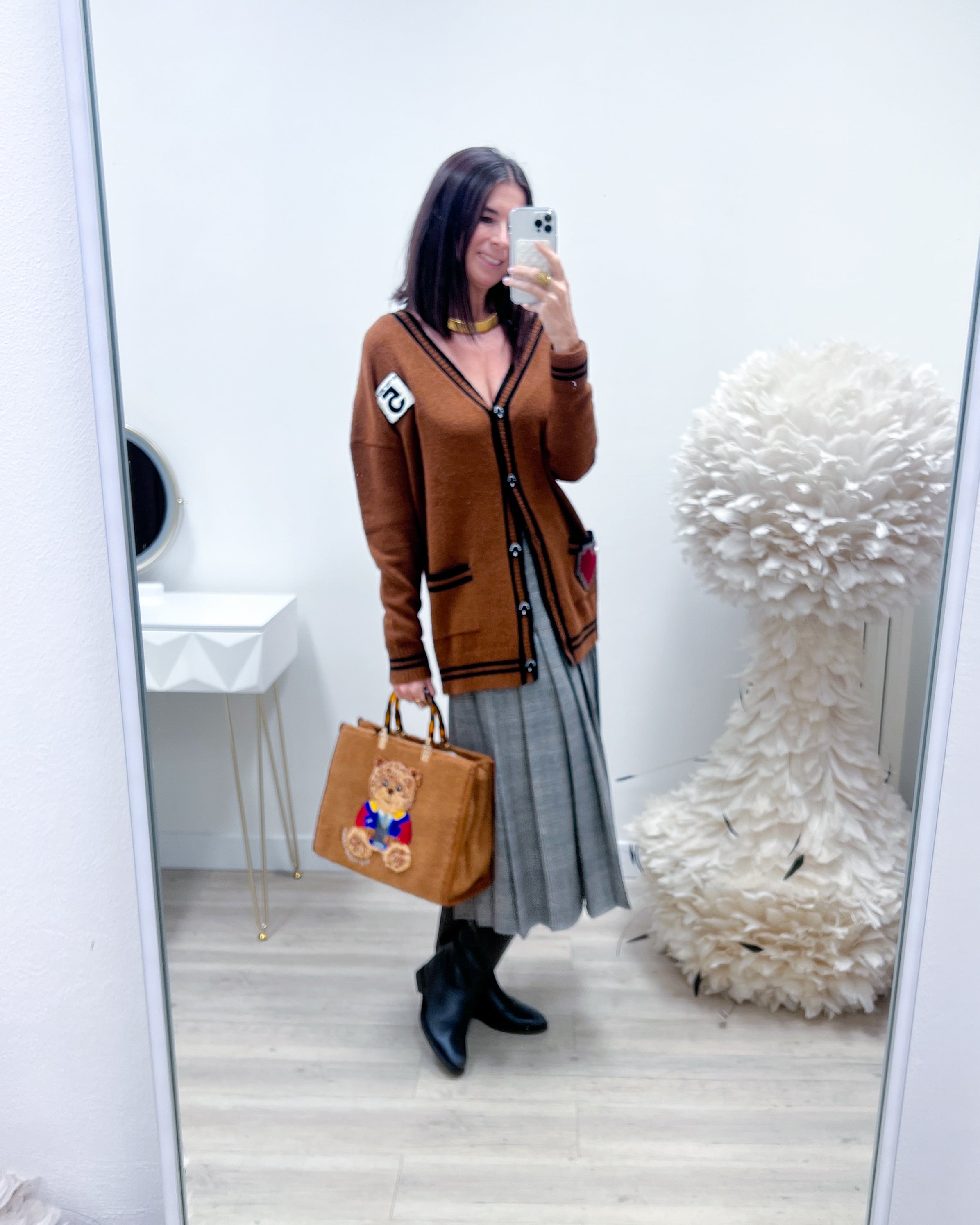 CARDIGAN RUGGINE