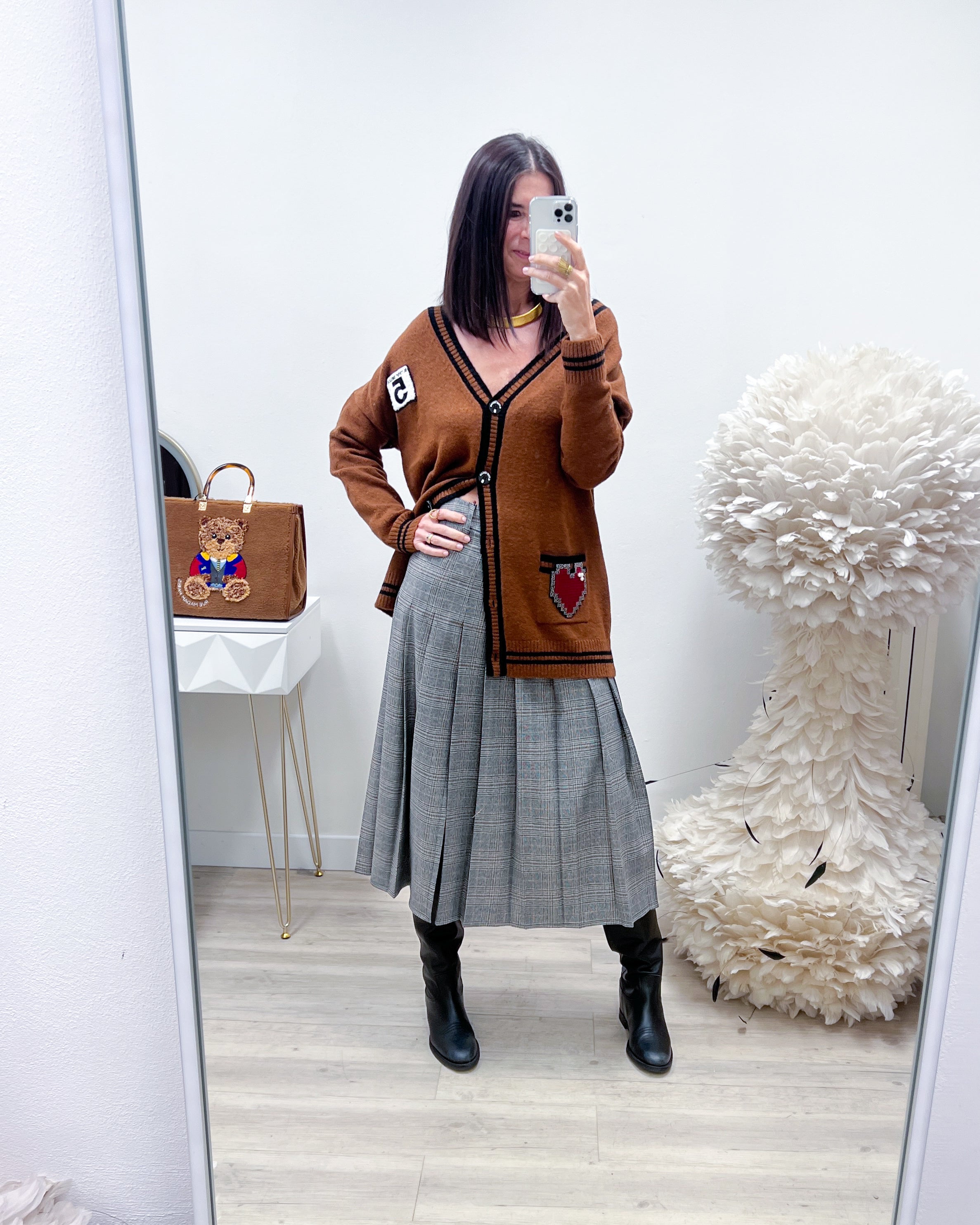 CARDIGAN RUGGINE