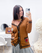 CARDIGAN RUGGINE