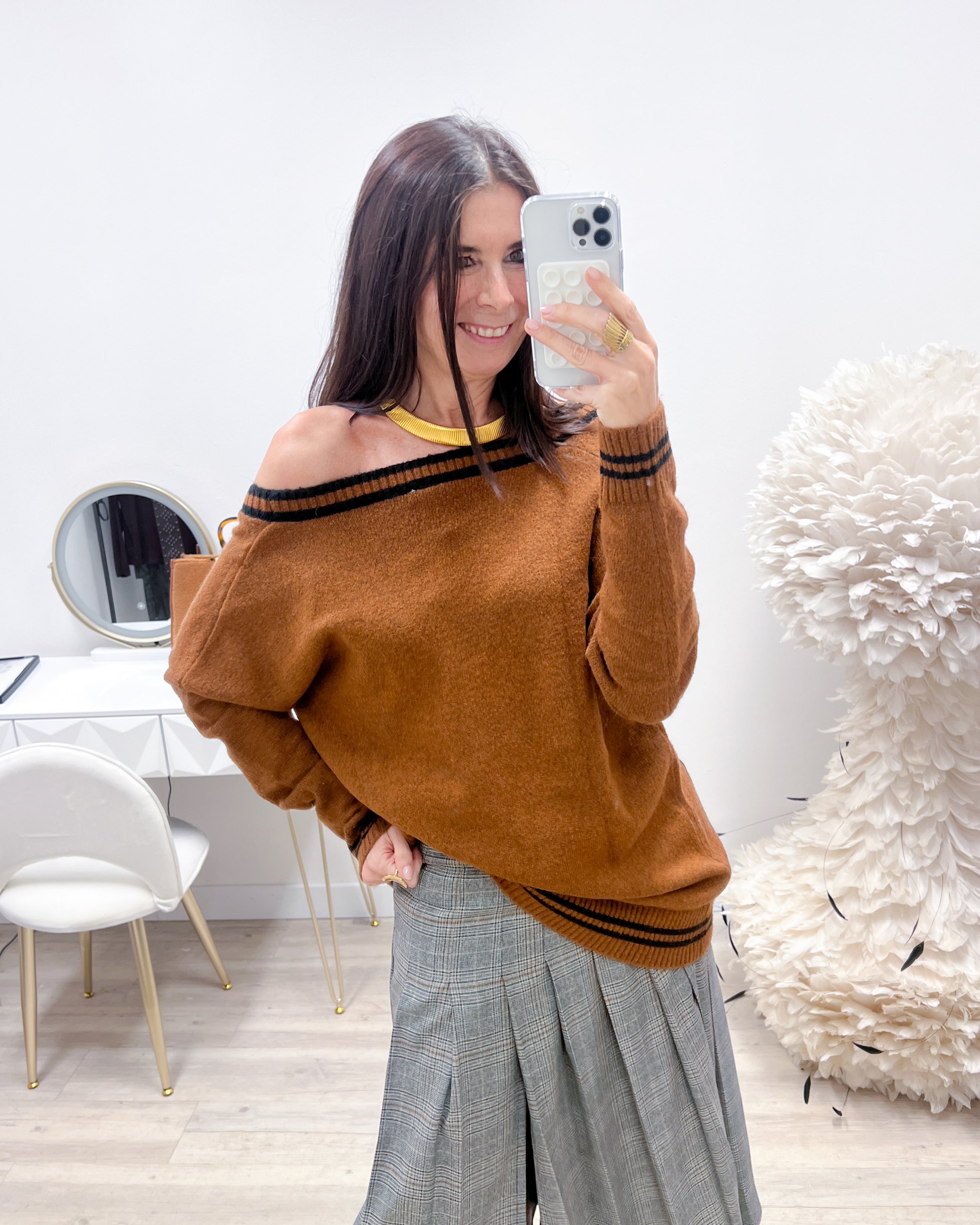 CARDIGAN RUGGINE