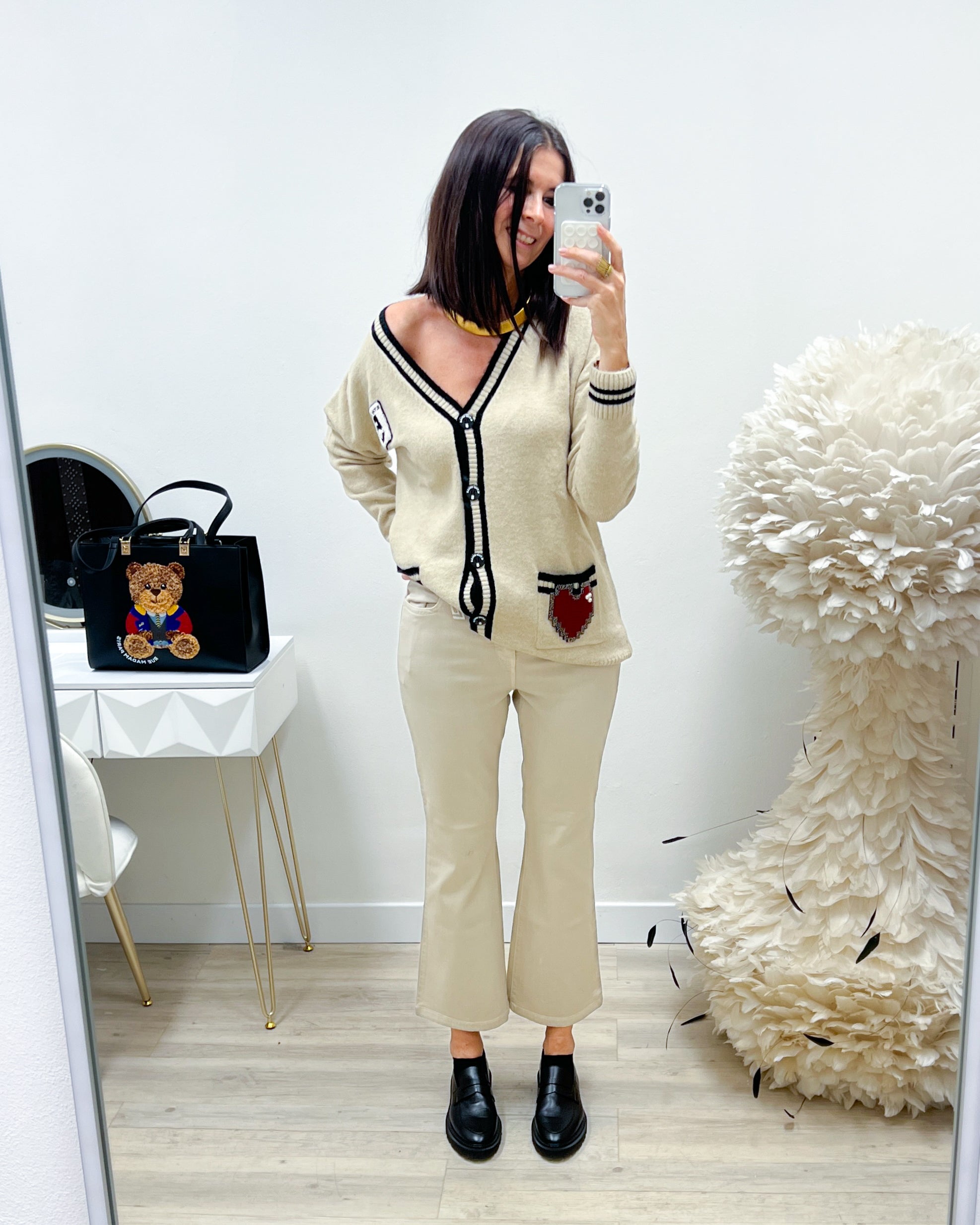 CARDIGAN VANIGLIA