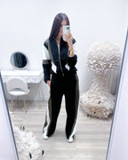PANTALONI CON BANDE