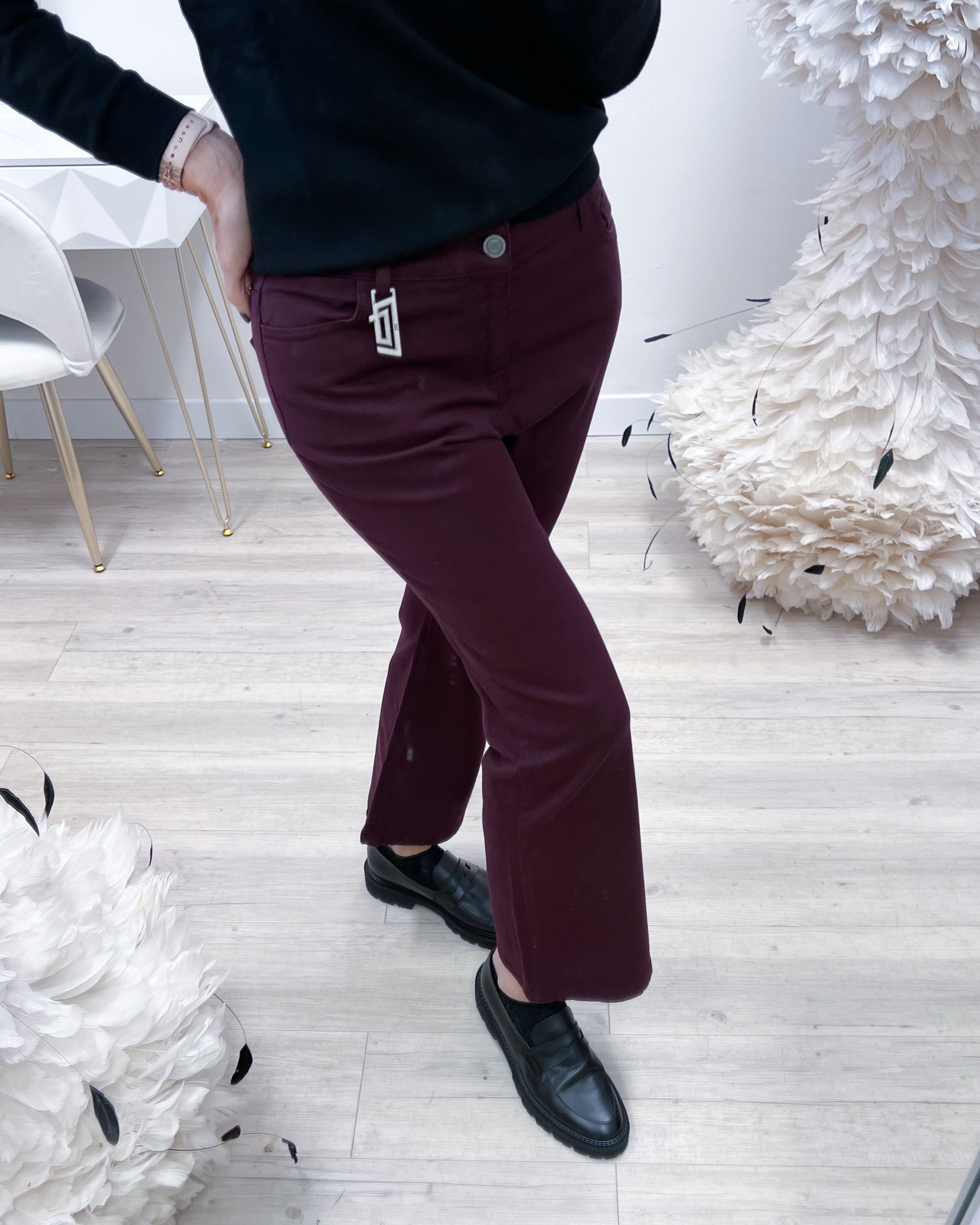 PANTALONI WINE