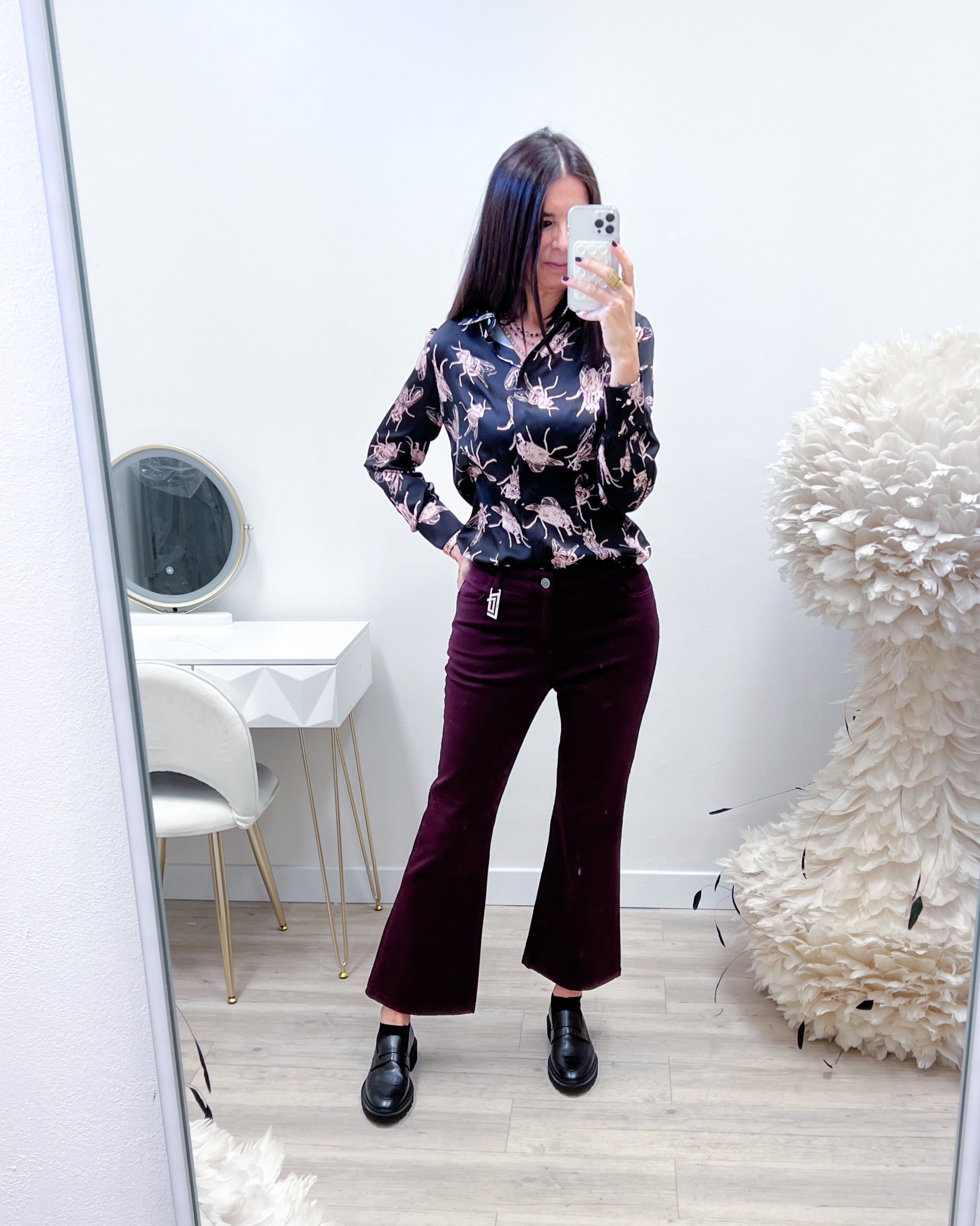 CAMICIA KILIE MOUCHE BLACK