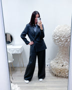PANTALONI GESSATI CON COULISSE