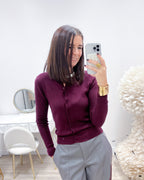CARDIGAN PLUM