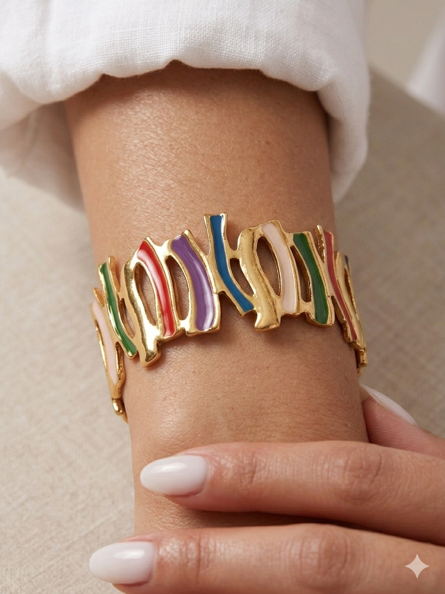 BRACCIALE RAINBOW GOLD