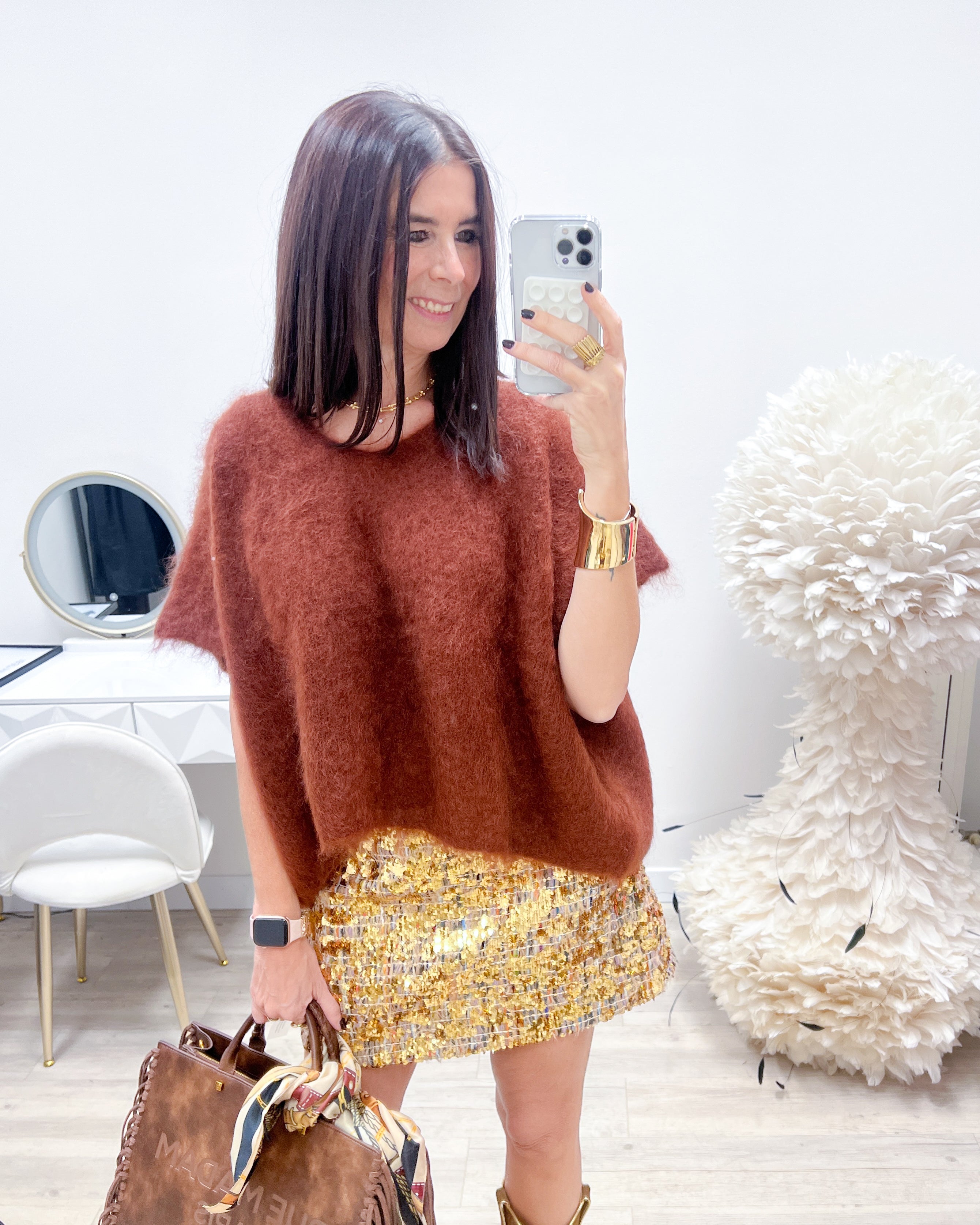 MAGLIA MOHAIR CAFFE'