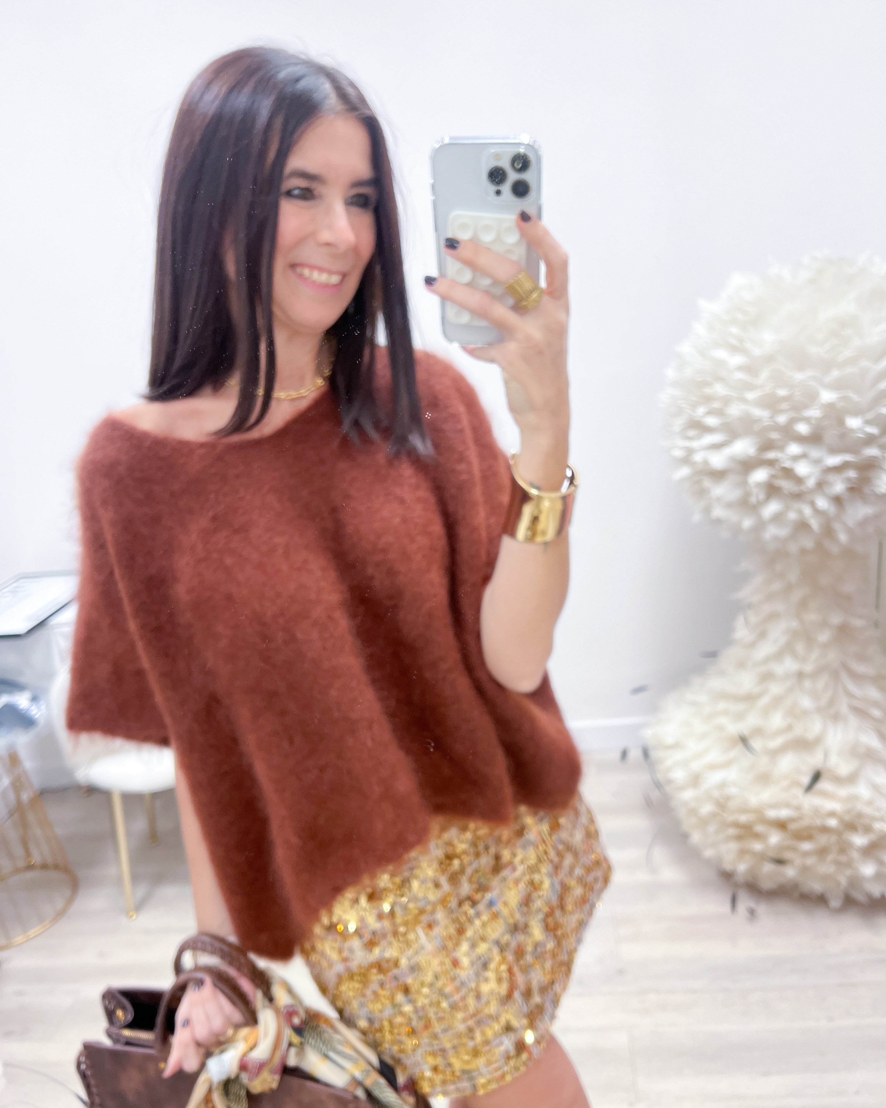 MAGLIA MOHAIR CAFFE'