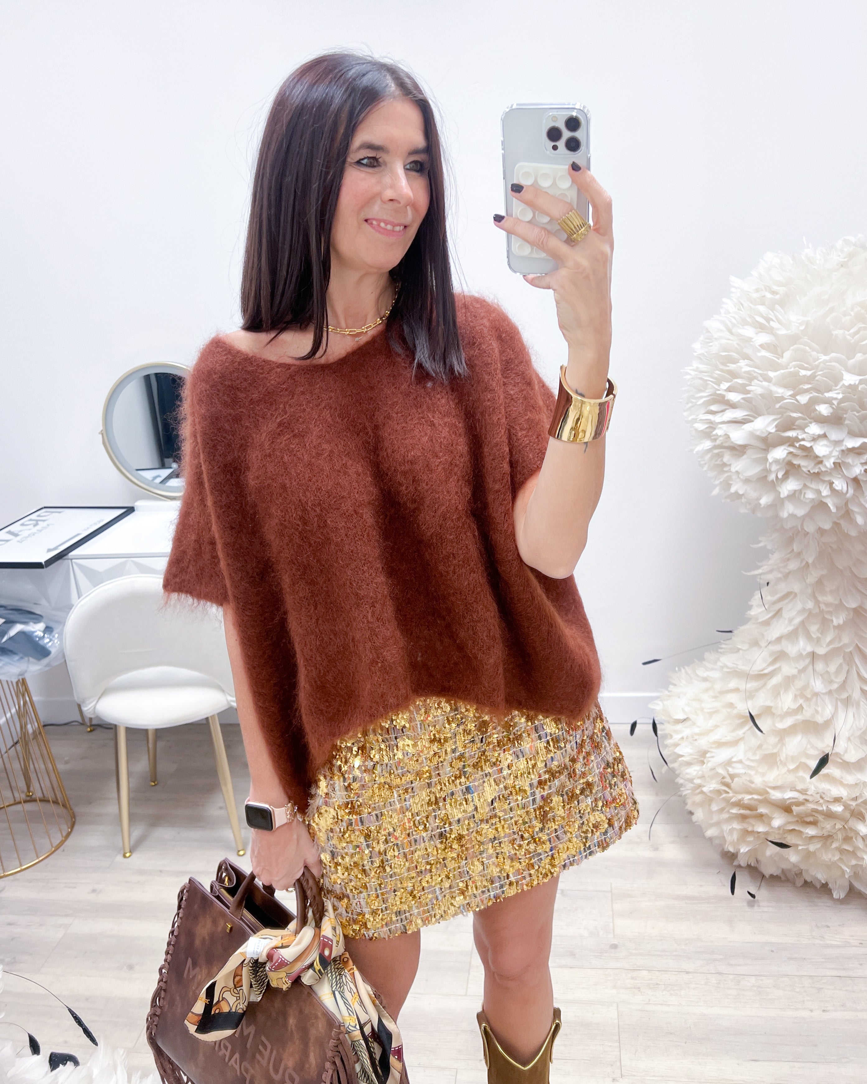 MAGLIA MOHAIR CAFFE'