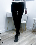 LEGGINS EFFETTO PELLE