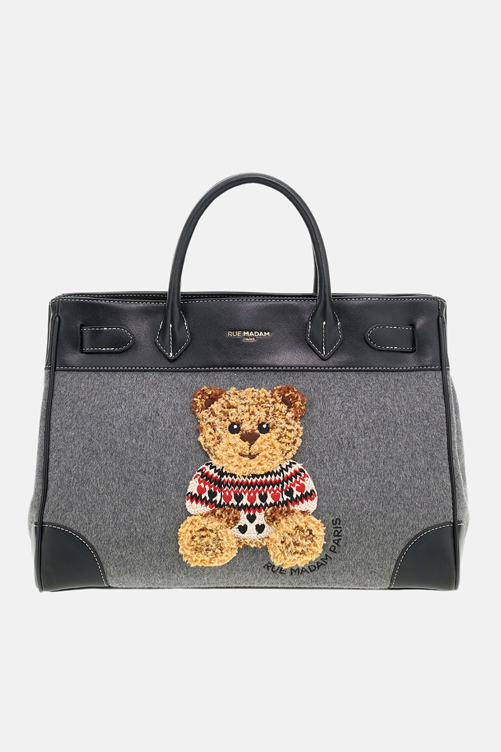 MARVIN LOVE TOTE GREY RUE MADAM PARIS