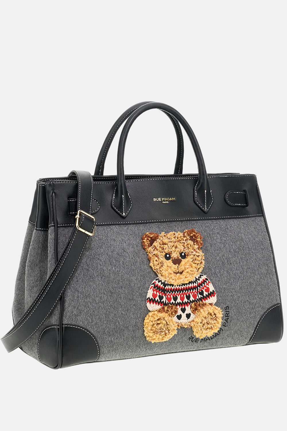 MARVIN LOVE TOTE GREY RUE MADAM PARIS