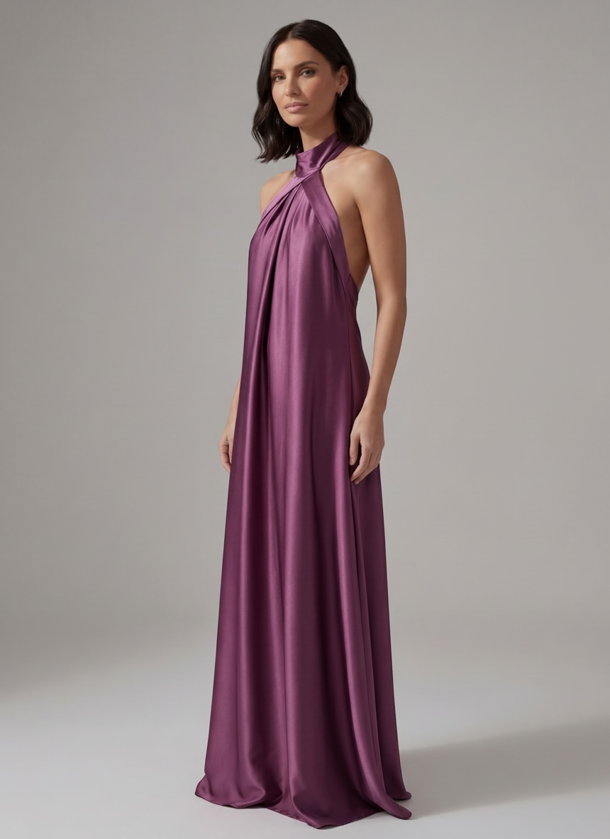 AURA SATIN DRESS