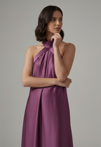 AURA SATIN DRESS