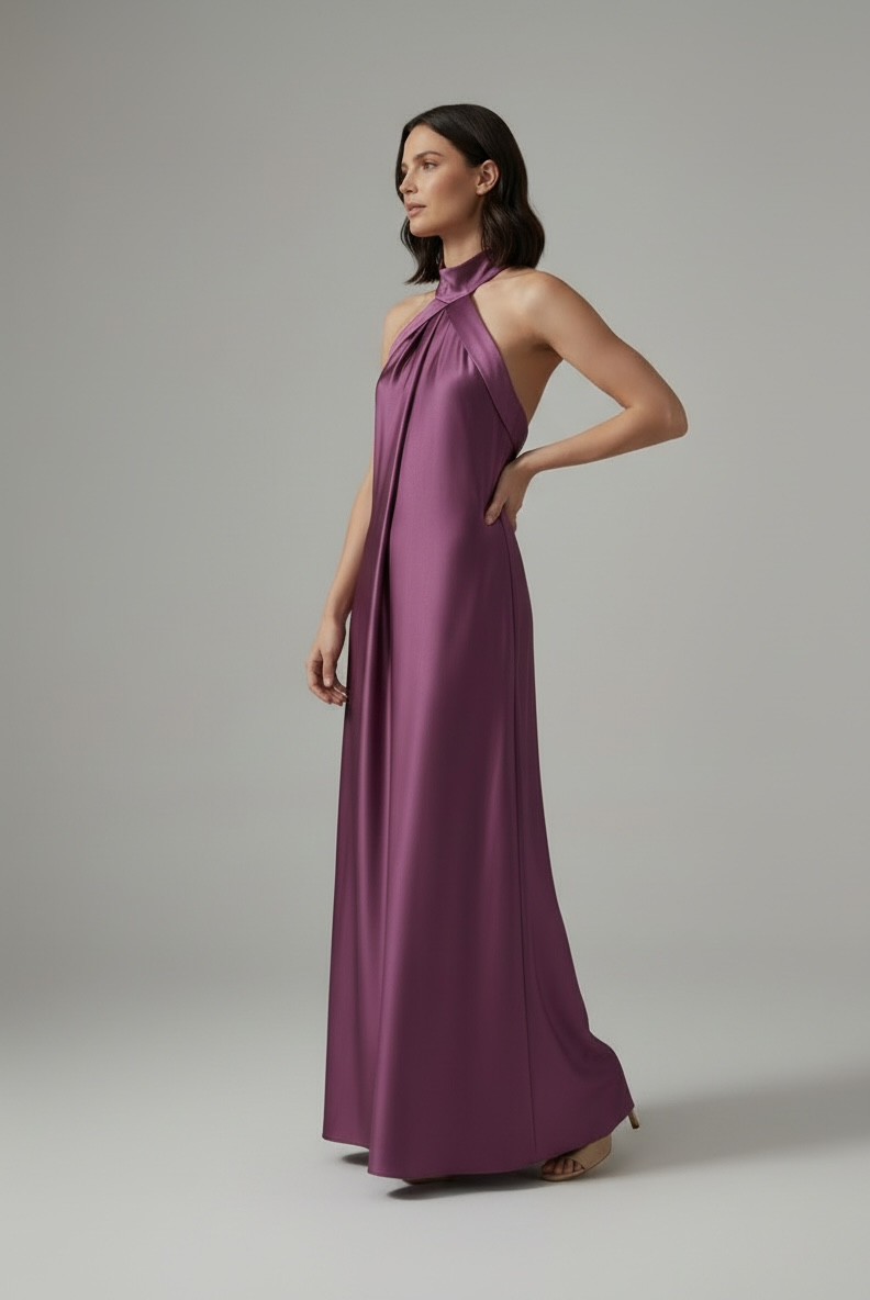 AURA SATIN DRESS