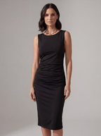 BLACK SCULPT DRESS