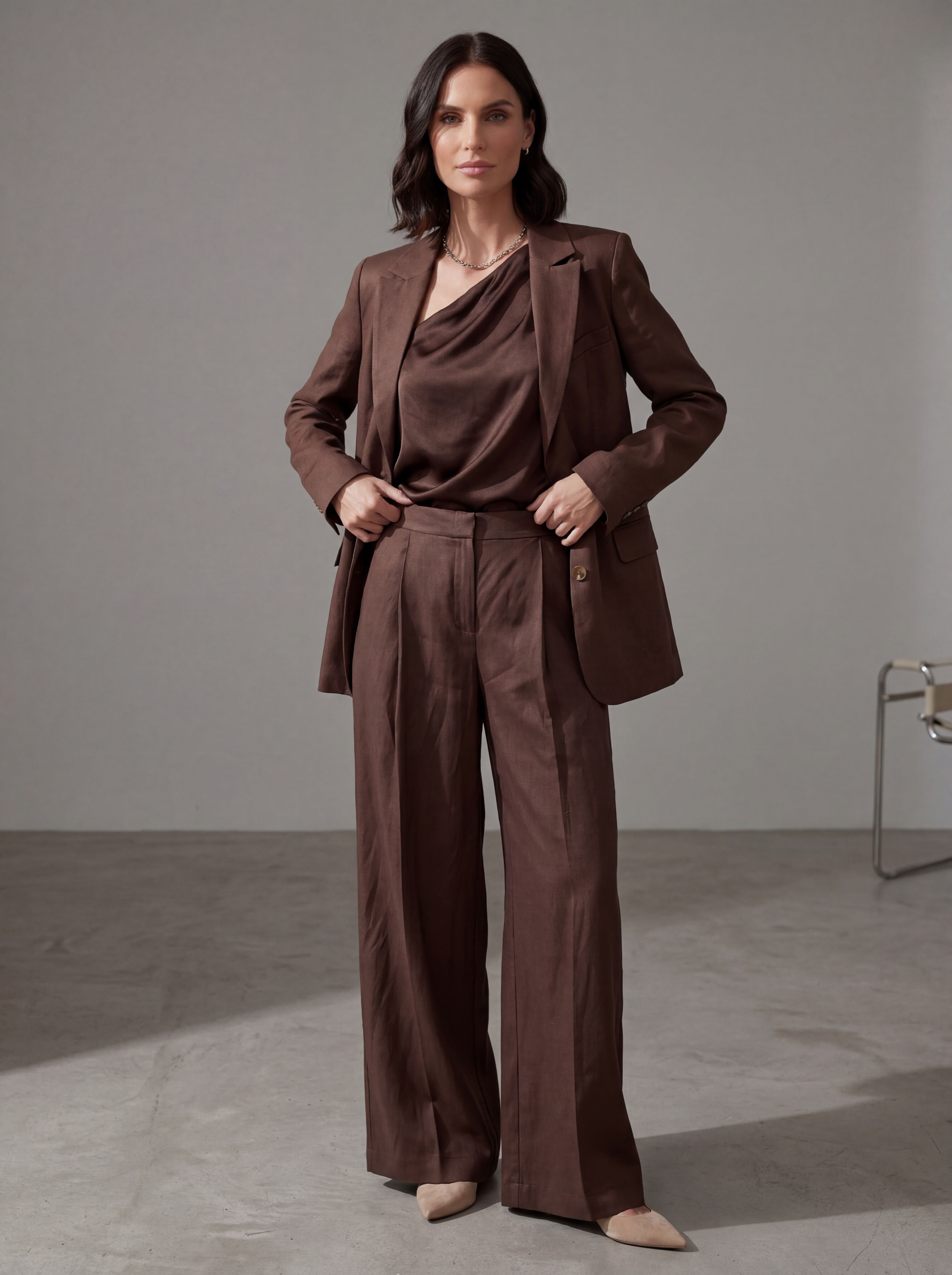 PANTALONI PALAZZO MORO