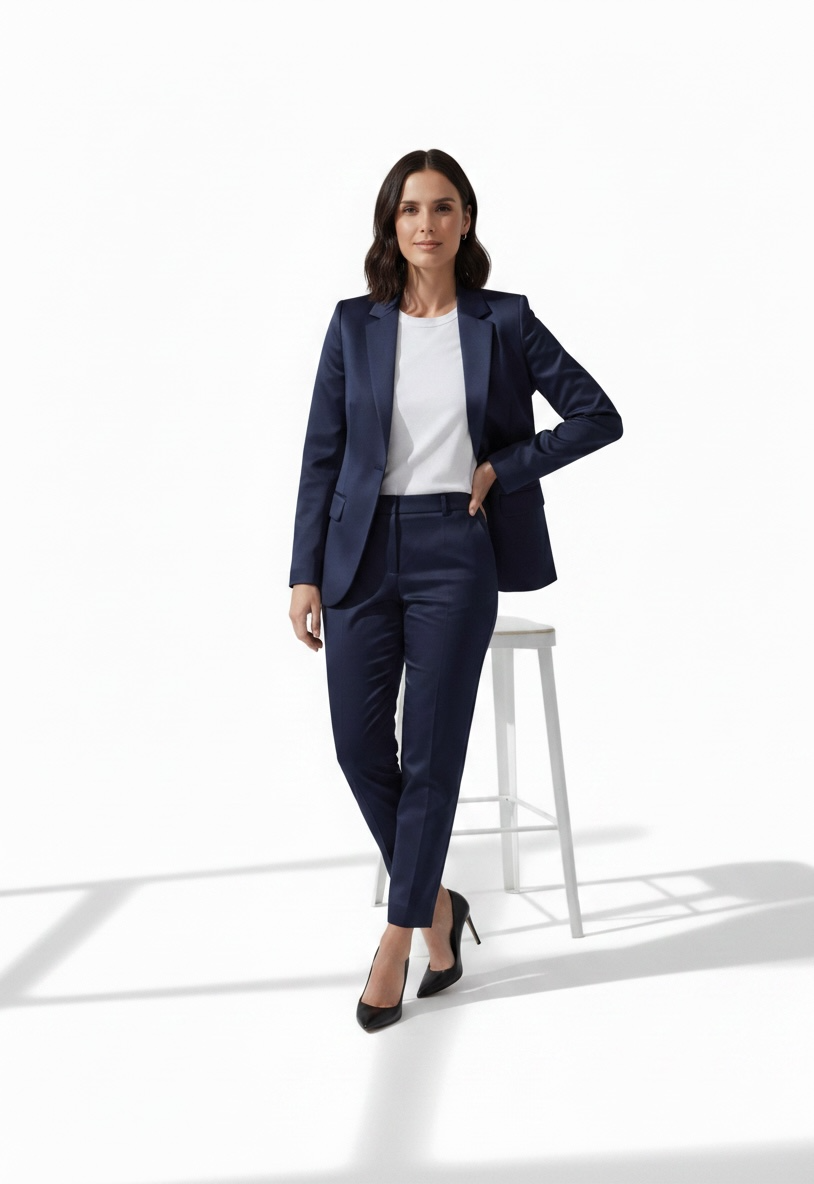 PANTALONI BLU NAVY