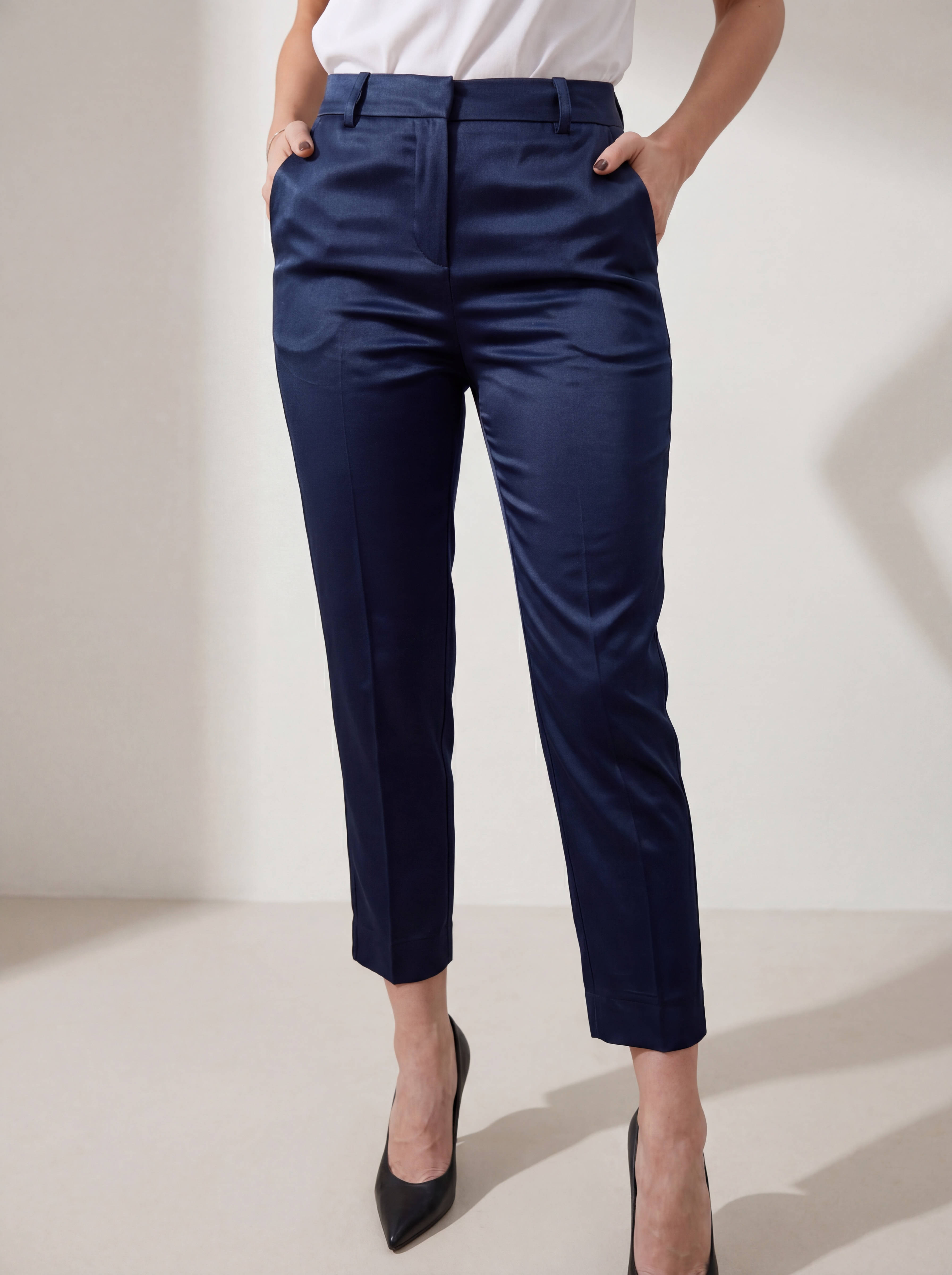 PANTALONI BLU NAVY