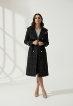 TRENCH TWEED CHIC BLACK