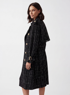 TRENCH TWEED CHIC BLACK