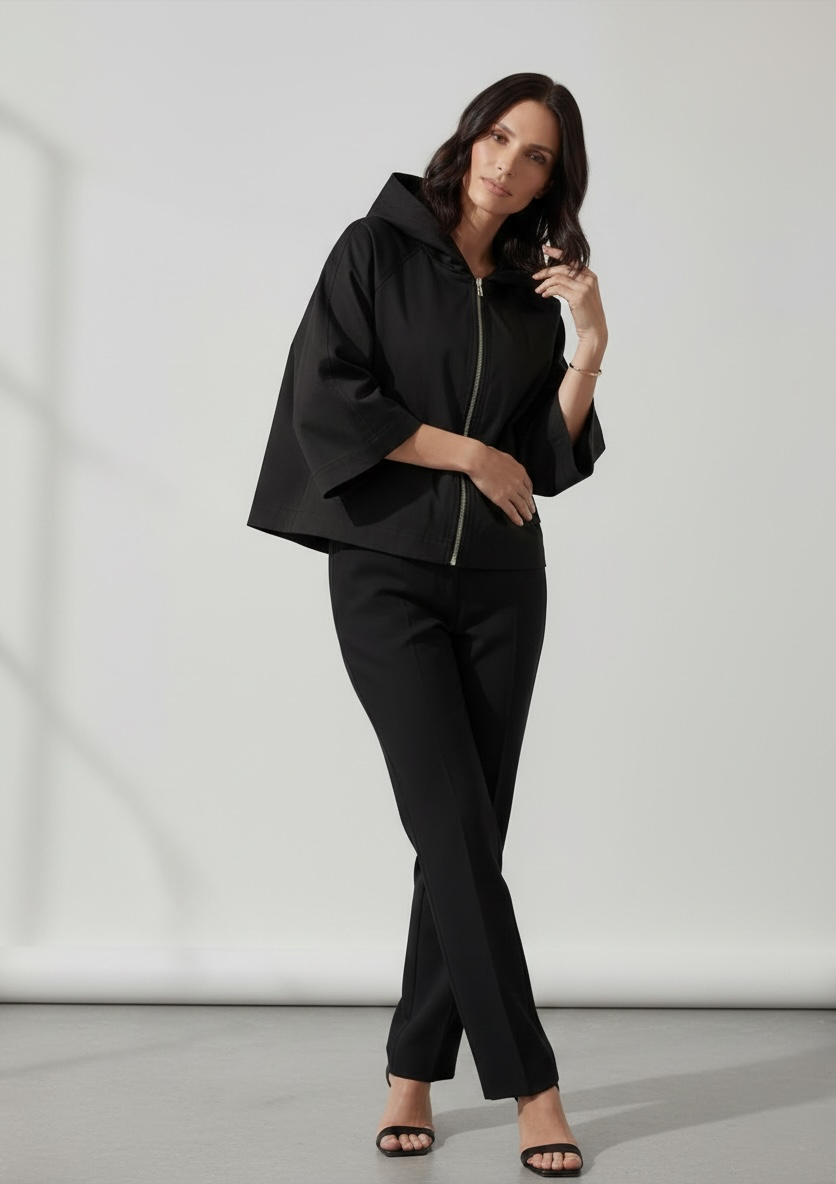 GIACCA OVER HOODIE BLACK