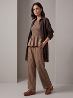 CAMICIA VELO CACAO