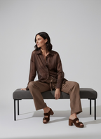 CAMICIA VELO CACAO