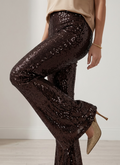 PANTALONI SPARKLE CACAO