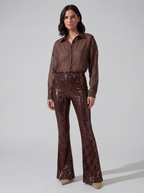 CAMICIA VELO CACAO