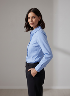 CAMICIA ESSENTIAL AZZURRO