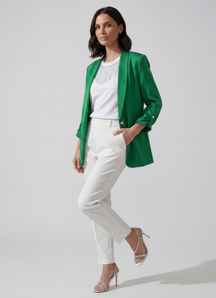 PANTALONI OFF WHITE