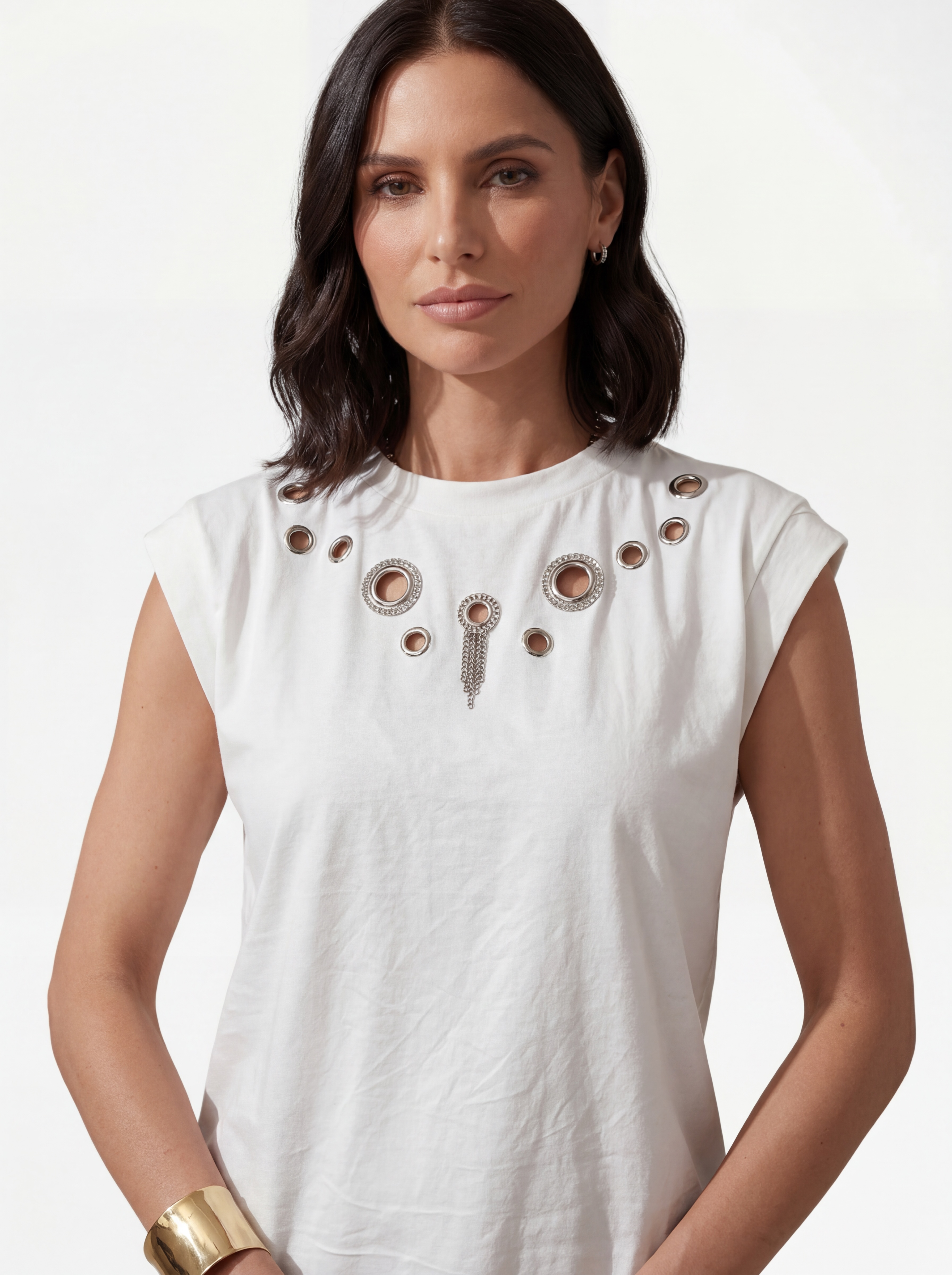 T- SHIRT GIOIELLO EYELET CHIC