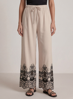 PANTALONI LACE NUDE & BLACK