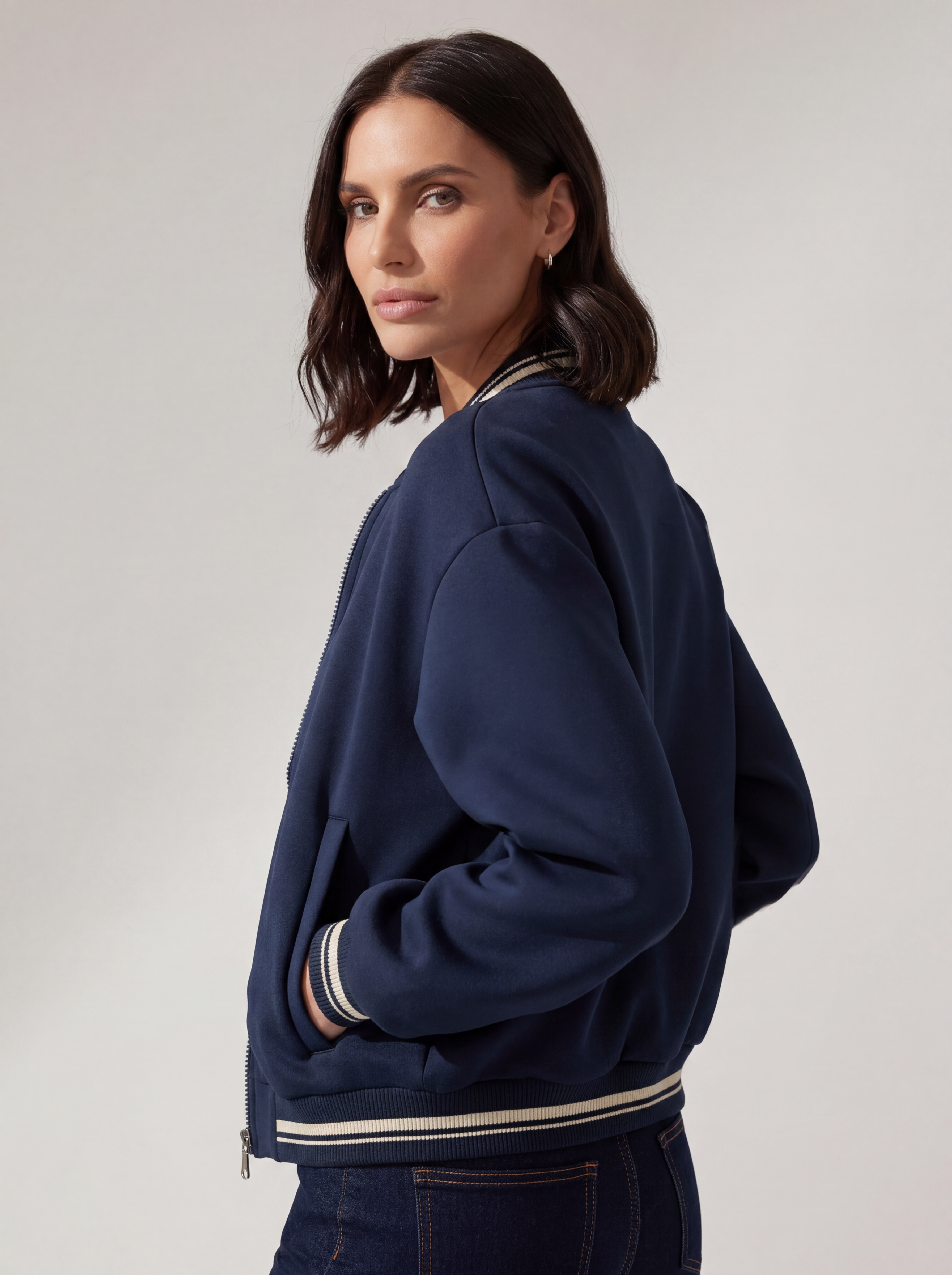 BOMBER NEOPRENE BLU