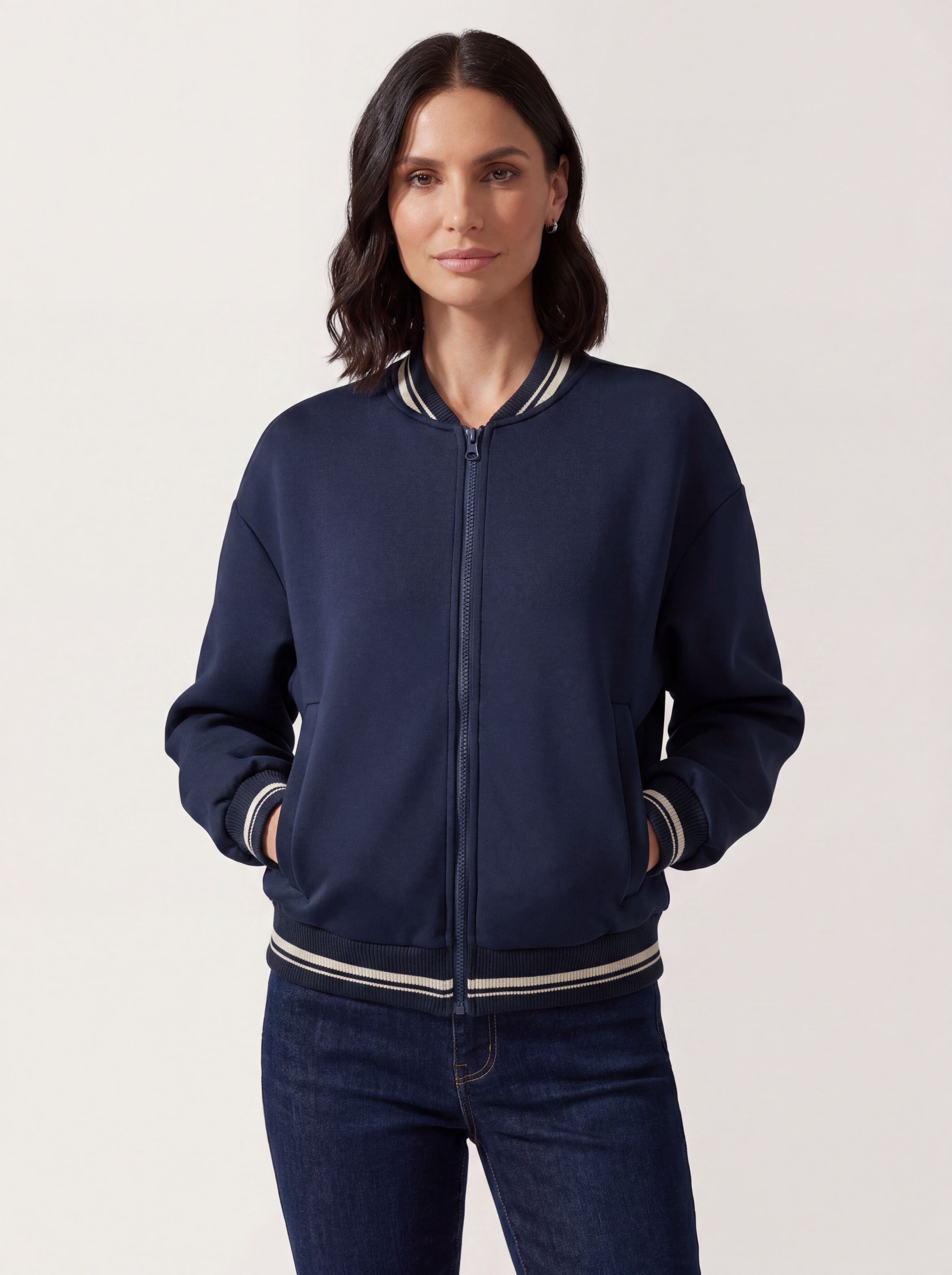 BOMBER NEOPRENE BLU