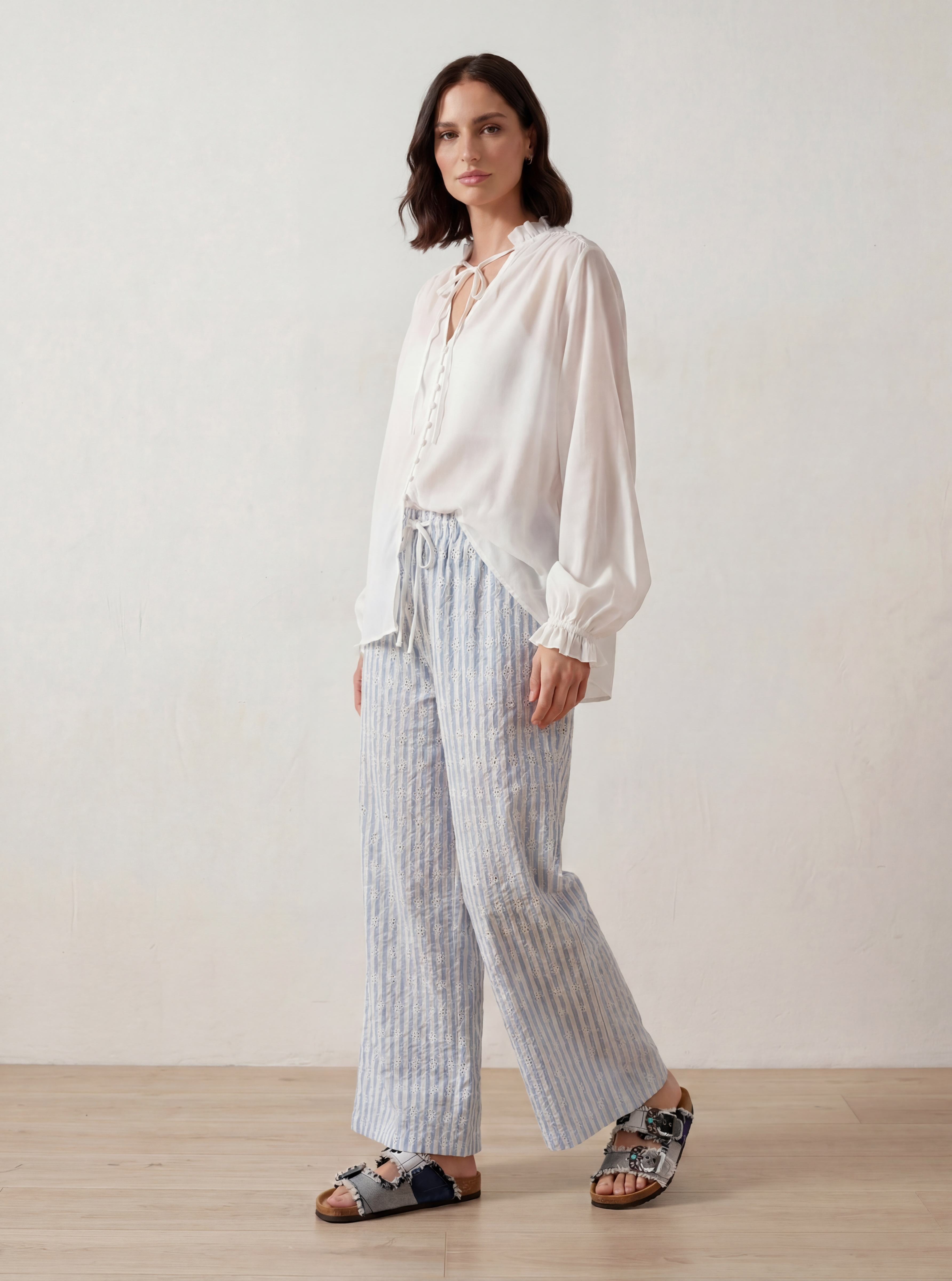 PANTALONI LIGHT STRIPES RELAX