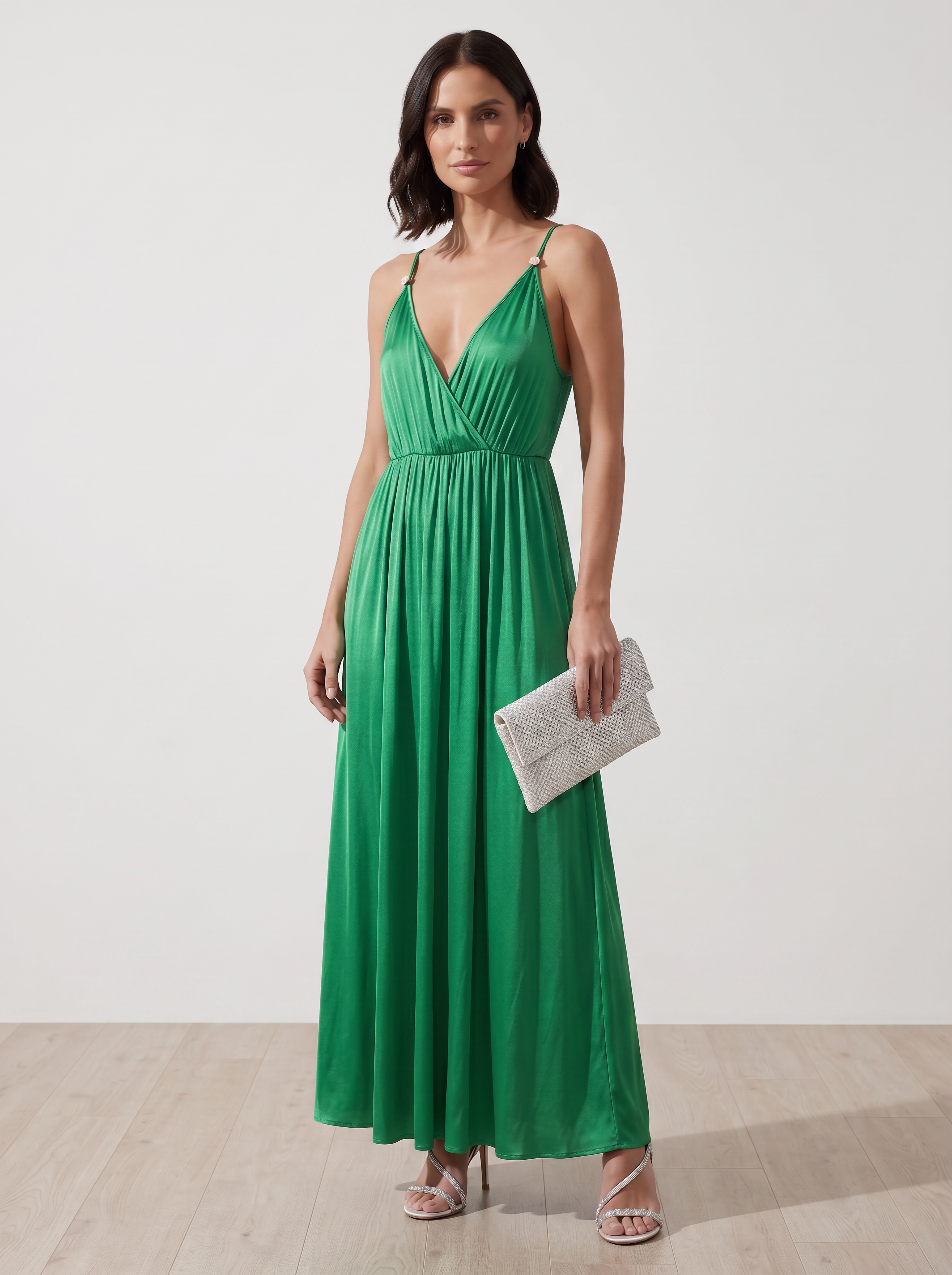 LONG DRESS SATIN