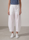 PANTALONI BALOON BIANCO EASY CHIC