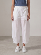 PANTALONI BALOON BIANCO EASY CHIC